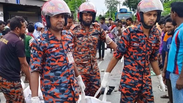 ট্রাক ও মোটরসাইকেল এর মুখোমুখি সংঘর্ষে একজন নিহত 