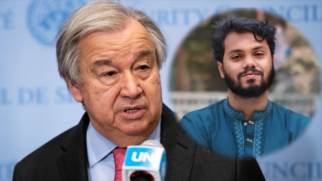 ওসমান হাদি হত্যাকাণ্ডের নিন্দা ও বিচার নিশ্চিতের আহ্বান জানিয়েছেন জাতিসংঘের মহাসচিব